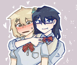 kiyoko and yachi 😳
